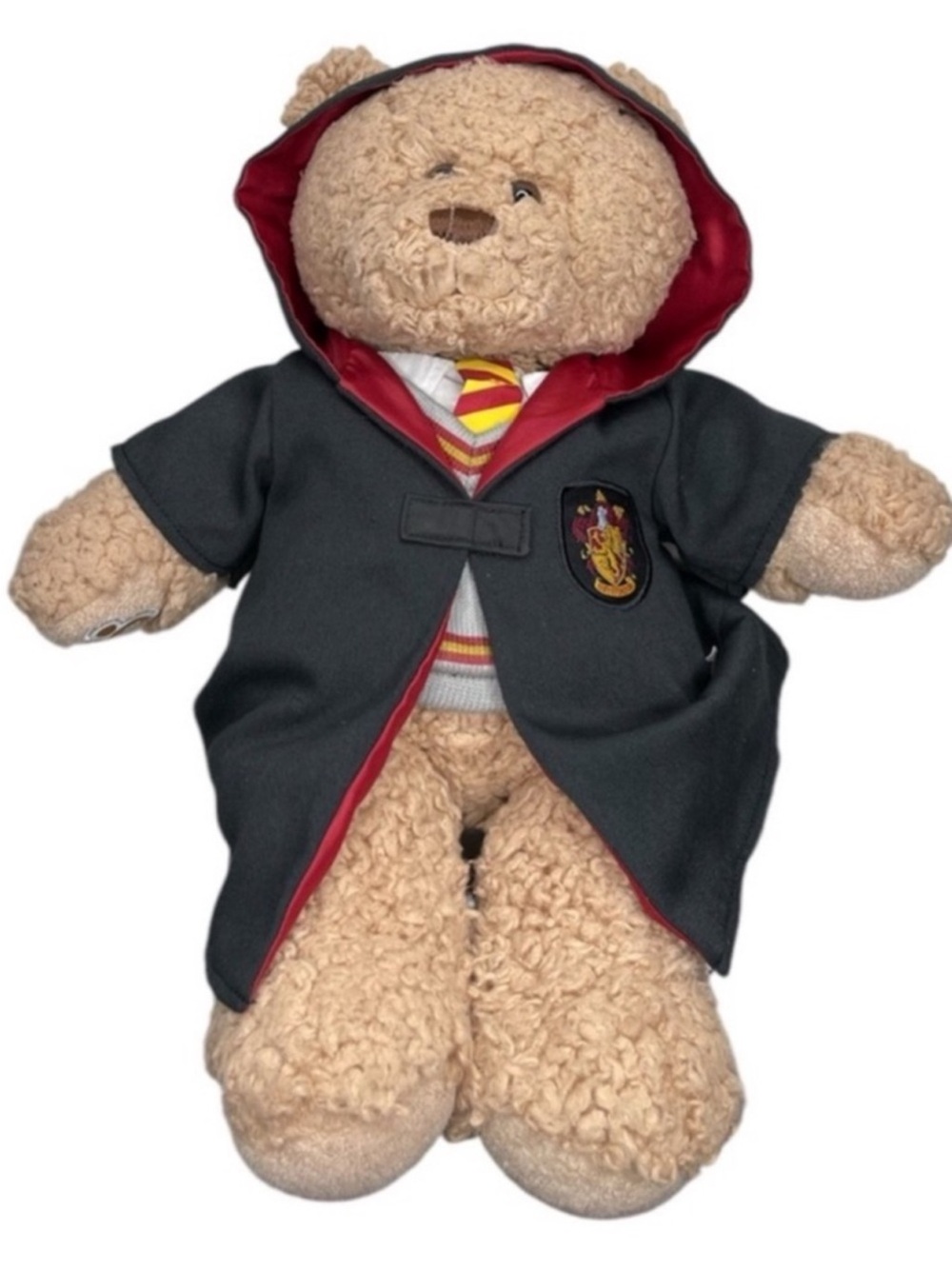 Warner Bros. Plush Teddy in Black Hooded Gryffindor Robe Harry Potter - Picture 5 of 10